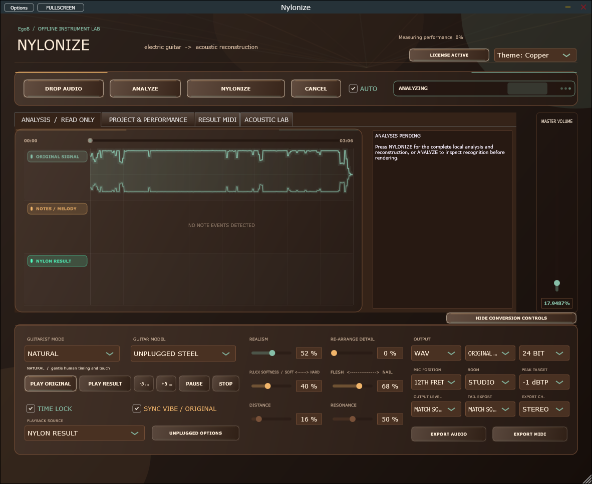 Nylonize 1.26.1 Windows workspace